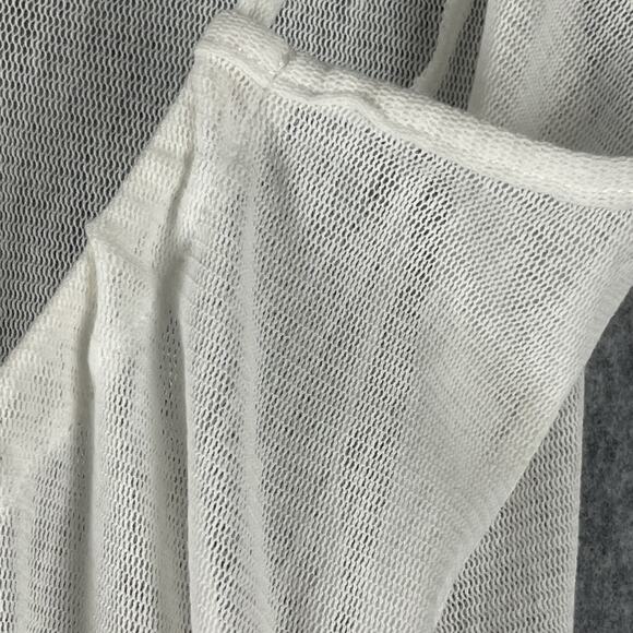 Mia Joy Cover Up Maxi Dress Womens Small White Sheer Delicate Resort Beach Fairy - Picture 13 of 14